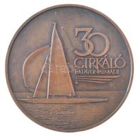 2009. "30 cirkáló Balatonalmádi / Almádi Kupa III. helyezett 2009" kétoldalas bronz díjérem (60mm) T:2