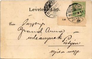 1903 Szatmárnémeti, Szatmár, Satu Mare; Püspöki palota, Kir. katolikus főgimnázium. Lövy Miksa kiadá...