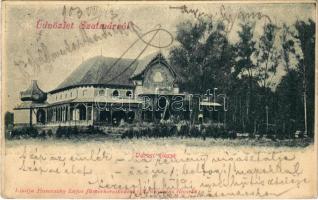 1901 Szatmárnémeti, Szatmár, Satu Mare; Városi kioszk. Husovszky Lajos kiadása / kiosk (r)