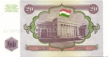 Tadzsikisztán 8 db klf modern bankjegy T:I