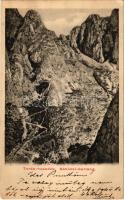 1904 Tordai-hasadék, Cheile Turzii, Torda, Turda; Rákóczi-barlang / cave, gorge (EK)