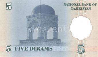 Tadzsikisztán 8 db klf modern bankjegy T:I