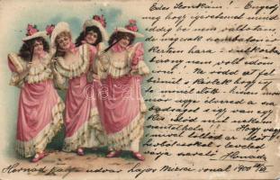 The four Madonnas litho