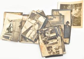 cca 1900-1925 Varga Béla (1893-?) zászlós, az I. világháborúban szolgált katona papírhagyatéka, a há...