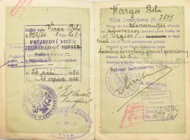 cca 1900-1925 Varga Béla (1893-?) zászlós, az I. világháborúban szolgált katona papírhagyatéka, a há...