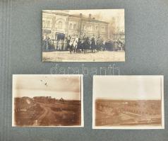 cca 1900-1925 Varga Béla (1893-?) zászlós, az I. világháborúban szolgált katona papírhagyatéka, a há...