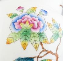 Herendi Viktória mintás váza. Kézzel festett, jelzett, hibátlan 14,5 cm