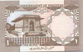 Pakisztán 5 db klf modern bankjegy T:I