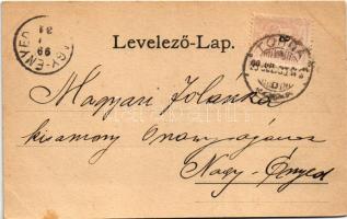 1899 (Vorläufer) Torda, Turda; Aranyos híd / Aries river bridge (EK)