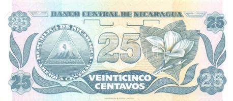 Nicaragua 4 db klf modern bankjegy T:I