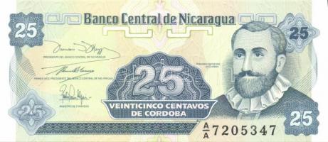 Nicaragua 4 db klf modern bankjegy T:I