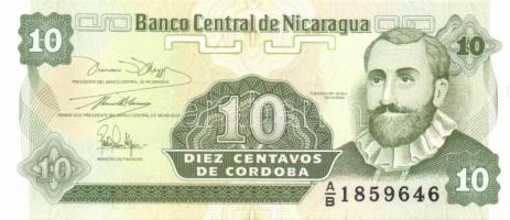 Nicaragua 4 db klf modern bankjegy T:I