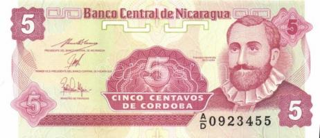 Nicaragua 4 db klf modern bankjegy T:I