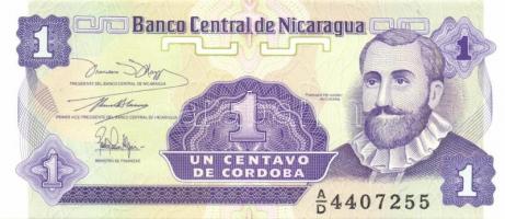 Nicaragua 4 db klf modern bankjegy T:I