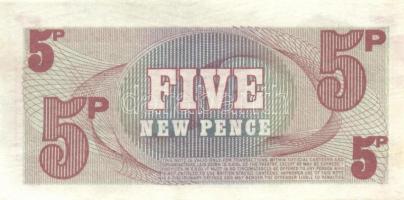 Nagy-Britannia 1950-es, 60-as, 70-es évek, katonai bankjegyek, 6 klf db T:I