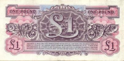 Nagy-Britannia 1950-es, 60-as, 70-es évek, katonai bankjegyek, 6 klf db T:I