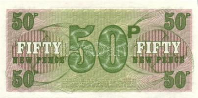 Nagy-Britannia 1950-es, 60-as, 70-es évek, katonai bankjegyek, 6 klf db T:I