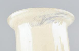 Barovier & Toso "Efeso" üveg váza, jelzett, kopásokkal, m: 20 cm