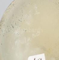 Barovier & Toso "Efeso" üveg váza, jelzett, kopásokkal, m: 20 cm