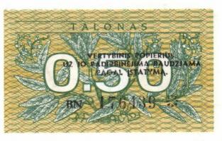 Litvánia  5 db klf modern bankjegy T:I