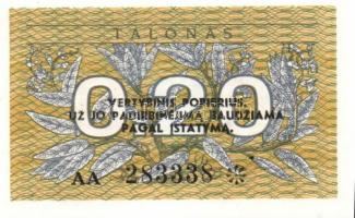 Litvánia  5 db klf modern bankjegy T:I