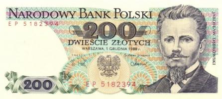 Lengyelország  6 db klf modern bankjegy T:I