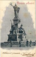 1899 (Vorläufer) Arad, A 13 vértanú szobra. Bloch H. kiadása / martyrs monument (fl)