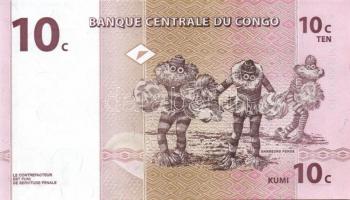 Kongó 8 db klf modern bankjegy T:I