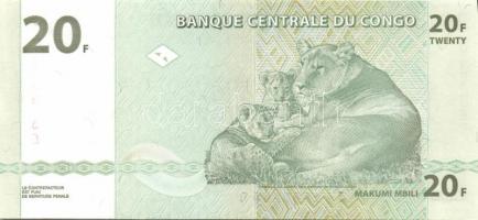 Kongó 8 db klf modern bankjegy T:I