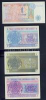 Kazahsztán 8 db klf modern bankjegy T:I