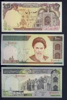 Irán 5 db klf modern bankjegy T:I