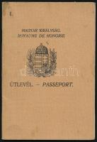1930 Bp., A Magyar Királyság által kiállított fényképes útlevél / Hungarian passport