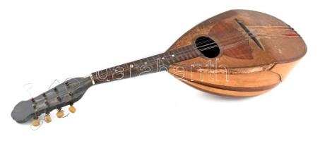 Fratelli umberto mandolin, kopott, sérült, h: 60 cm