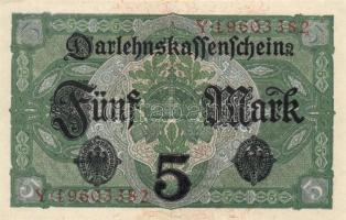 Német Birodalom / Császárság 1917. 5M (2x) T:I