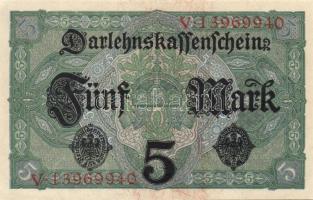 Német Birodalom / Császárság 1917. 5M (2x) T:I
