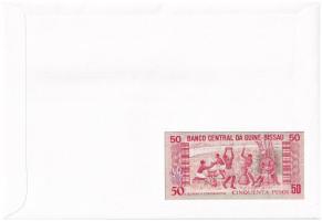 Nyugat-Afrikai Államok / Guiné-Bissau 1990. 500Fr felbélyegzett borítékban, bélyegzéssel T:1 
West ...