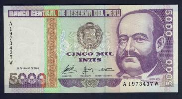 Peru 7 db klf modern bankjegy T:I