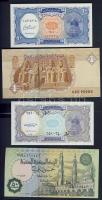 Egyiptom 8 db klf modern bankjegy T:I