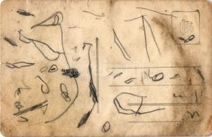 Budapest VII. Flesch és Spitzer Textilház üzlete. Király utca 73. photo (gyűrődések / creases)