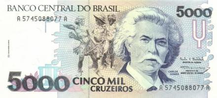 Brazília 21 db klf modern bankjegy T:I