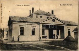 1914 Sárospatak, Főiskolai új tápintézet. Trocsányi B. felvétele és kiadása