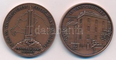 Veres Gábor (1955-) "100 éve született Csúcs Ferenc" kétoldalas bronz emlékérem kapszulába...