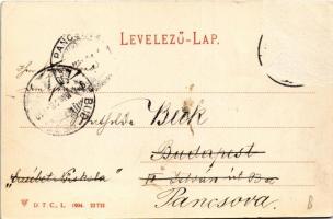 1904 Temesvár, Timisoara; Szent György tér, Takarékpénztár, Leitenbor József üzlete / Skt. Georgs-Pl...