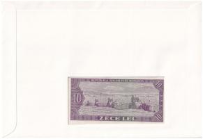 Románia 1966. 10L felbélyegzett borítékban, bélyegzéssel T:I 
Romania 1966. 10 Lei in envelope with...