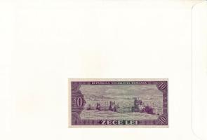Románia 1966. 10L felbélyegzett borítékban, bélyegzéssel T:I 
Romania 1966. 10 Lei in envelope with...