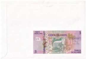 Cook-szigetek / Aitutaki 1992. 3$ borítékban, alkalmi bélyegzésekkel T:I Cook Islands / Aitutaki 199...