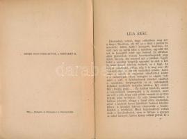 Szép Ernő: Lila ákác. Egy pesti fiú históriája. Bp.,1919, Pantheon, 236 p. Első kiadás. Kiadói lila,...