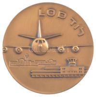 Izrael ~1965. "Izrael történelmi városai - Lod érméje 211-217" kétoldalas bronz emlékérem ...