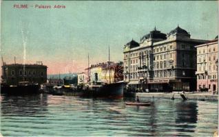 1908 Fiume, Rijeka; Palazzo Adria / palace, port (fa)