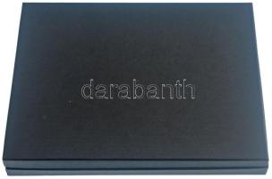 DN "Nemzetünk nagyjai" 12 darabos Ag emlékérem sorozat kapszulában, leírásokkal, kivehető ...